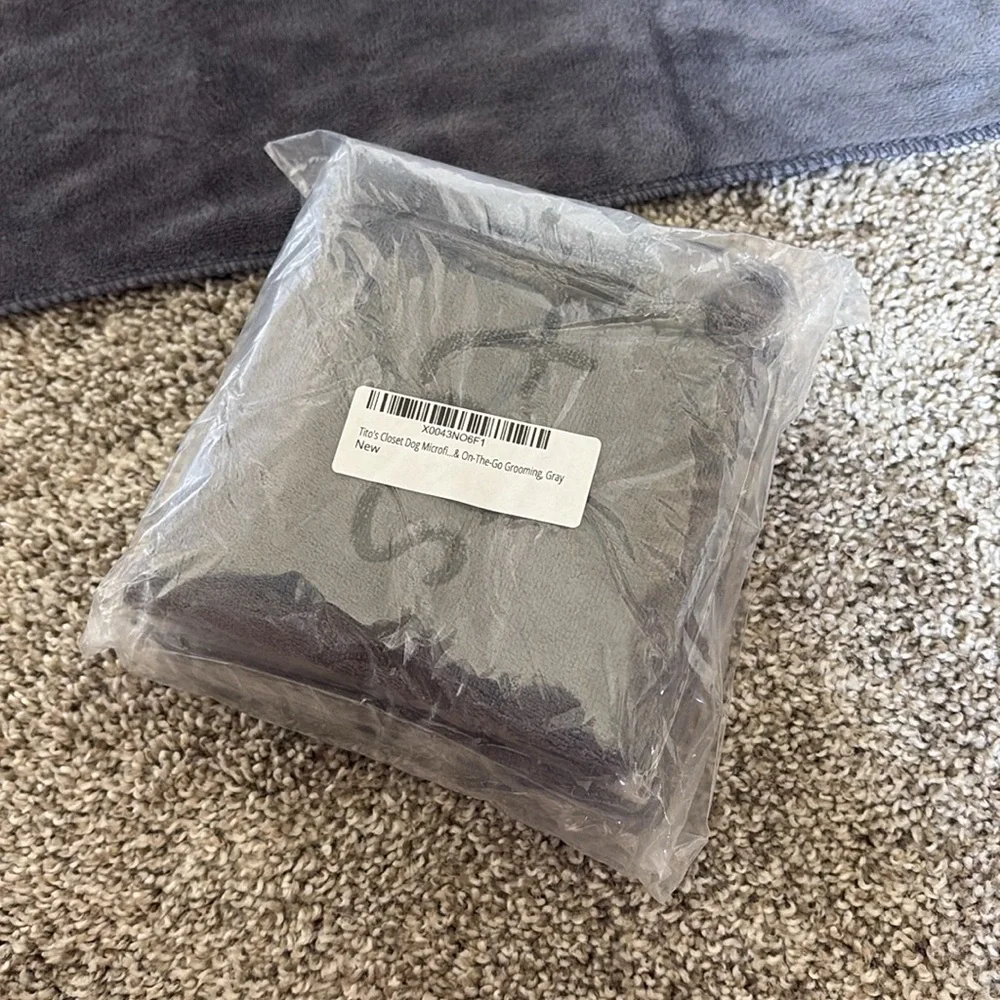 Microfiber towels for cleaning, grooming, car detailing, etc.